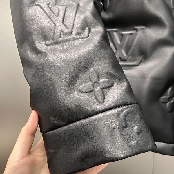 ★日本!!人気！ルイヴィトン レザーダウンジャケット 偽物 vur32833最高級