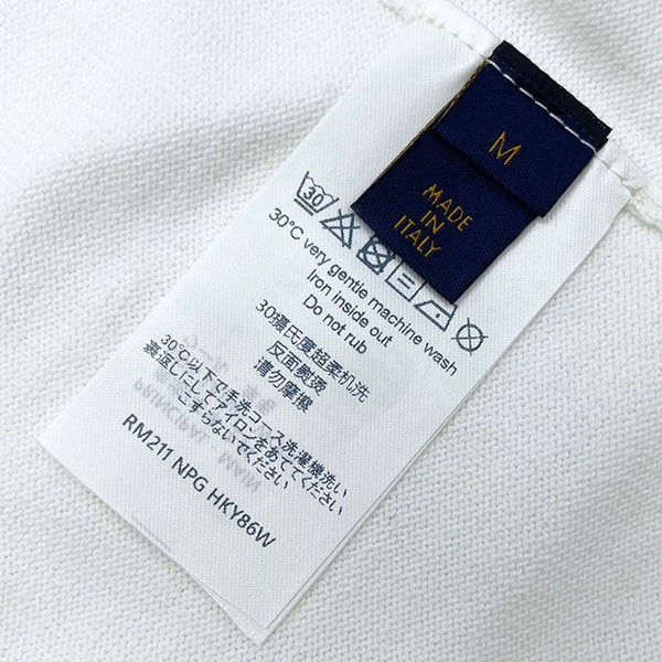 ルイヴィトン コピー「LVM」ロゴ クルーネック 白Tシャツ vur41302品質保証