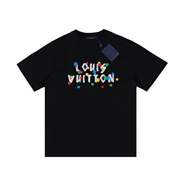 追跡付 ルイヴィトン 草間彌生 偽物 ロゴ Tシャツ vur81275通販
