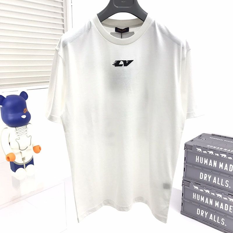 人気No1【新作！】​ルイヴィトン LVスプレッドエンブロイダリーTシャツ パロディ vus39701高い品質