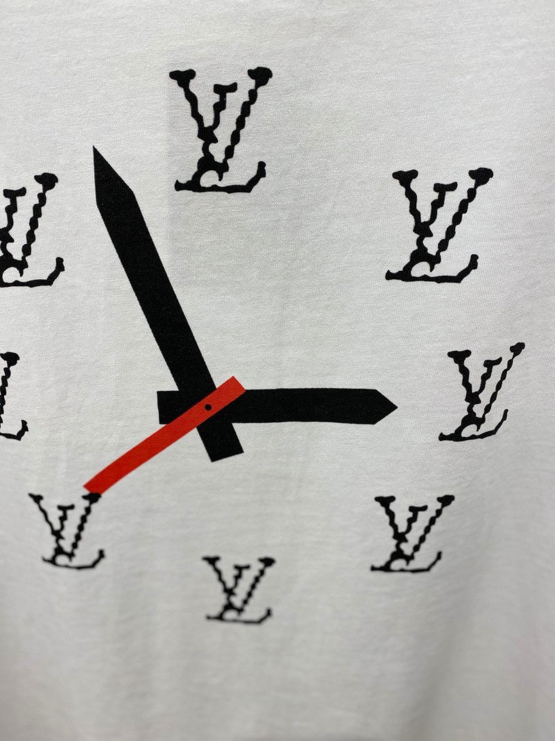 累積売上総額第１位！【ルイヴィトン Tシャツ 偽物】プリント コットンTシャツ vus86992高い品質