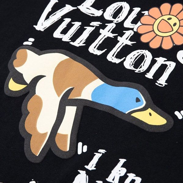 世界中で大人気♪ルイヴィトン nigo コラボ クルーネックTシャツ コピー ダック vut38937最高級