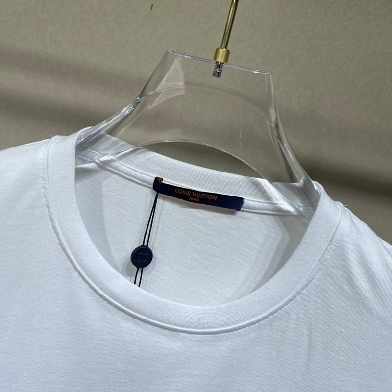 春もの新作ルイヴィトン Tシャツ コピー 21SS フロウティングLVプリンテッド 2色 vut50658最高級