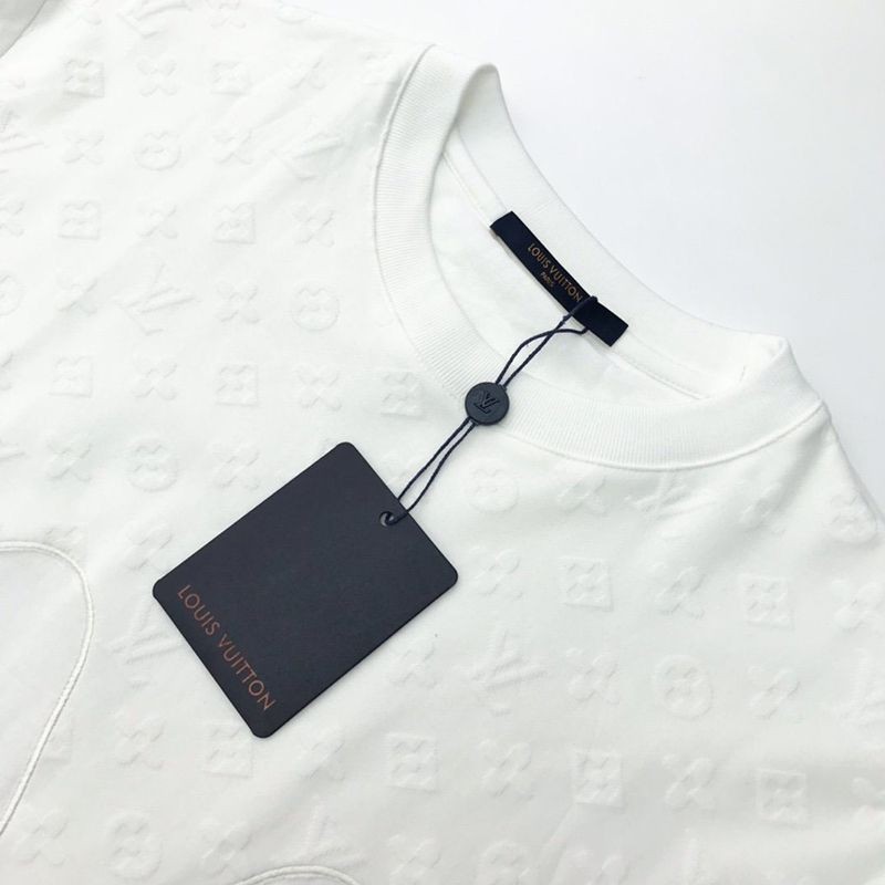 21AW新作◆​ルイヴィトン◆Tシャツ 偽物 トップス 半袖 メンズ レッドホワイト vut55911激安送料無料