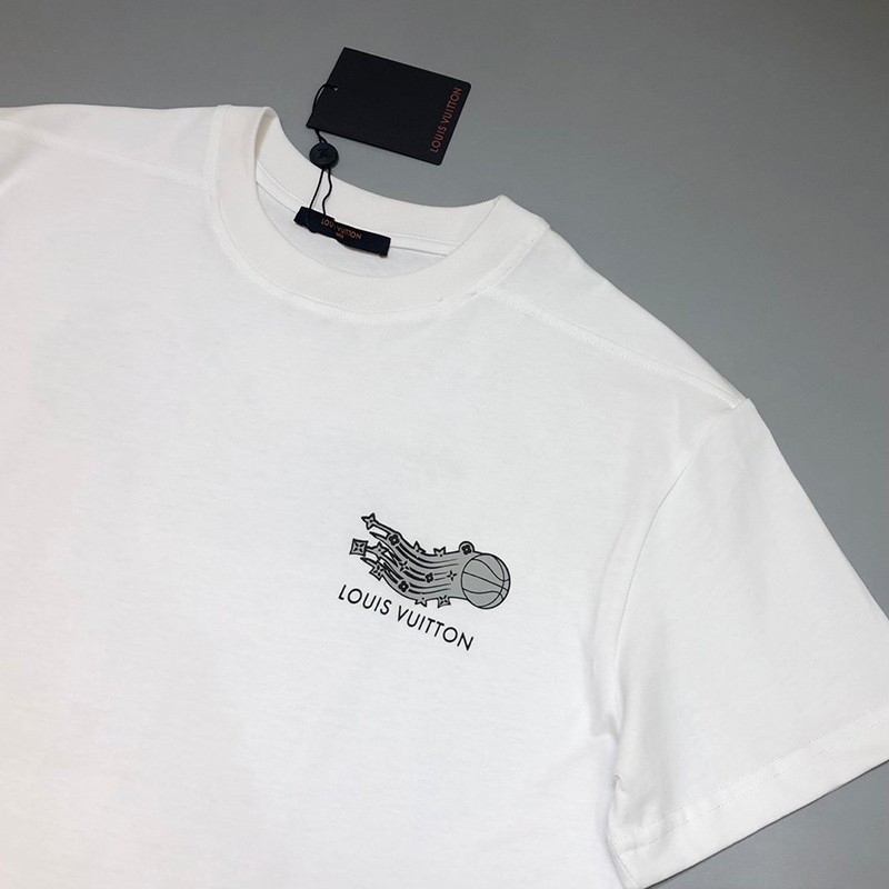 争奪戦ルイヴィトン Tシャツ コピー 21SS フロウティングLVプリンテッド vut78473高い品質