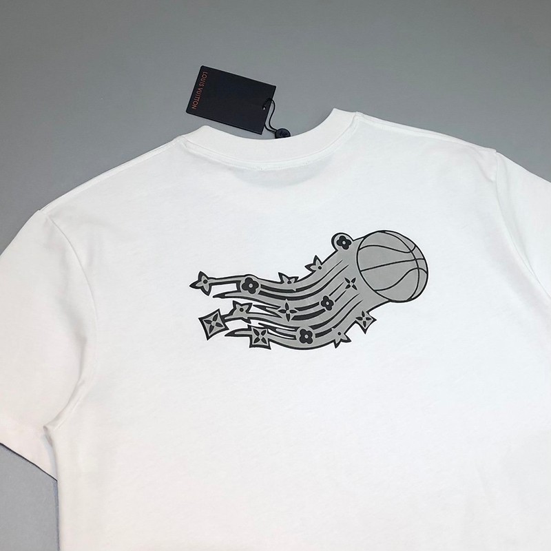 争奪戦ルイヴィトン Tシャツ コピー 21SS フロウティングLVプリンテッド vut78473N級品