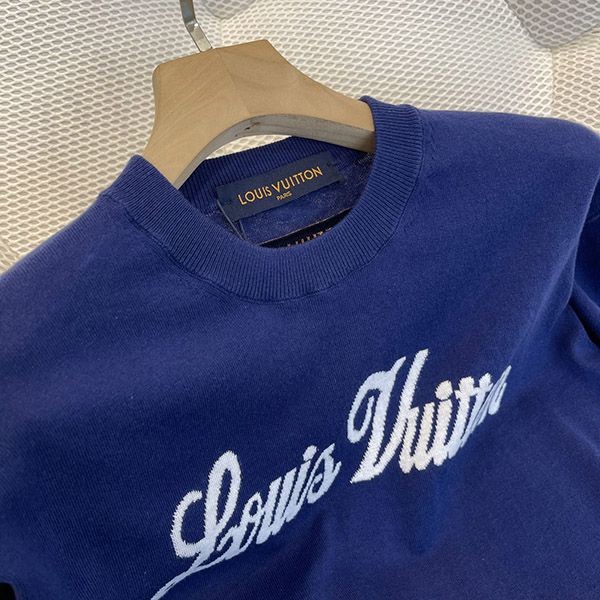 【日本未発売】ルイヴィトン ロゴニット Tシャツ vuu38143最高級