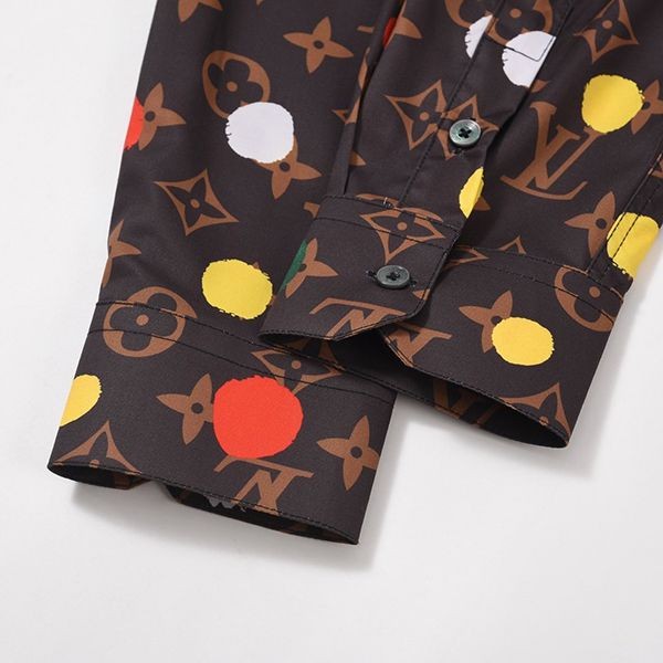 超話題!草間彌生コラボ コピー ルイヴィトン PAINTED DOTS シルクシャツ vuu66244高い品質