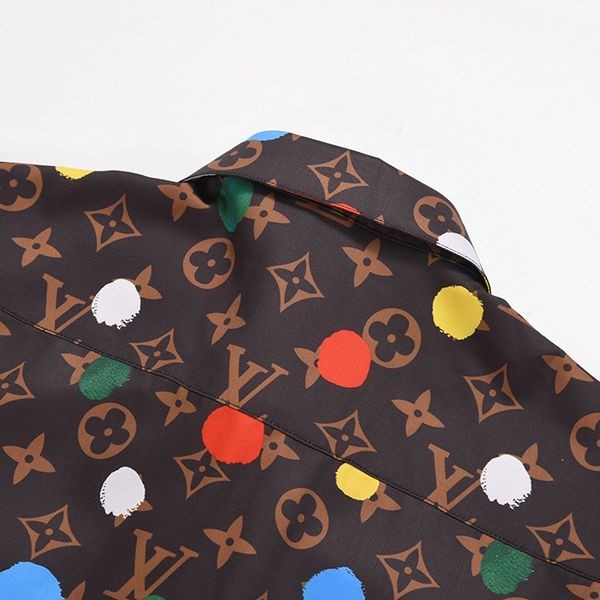 超話題!草間彌生コラボ コピー ルイヴィトン PAINTED DOTS シルクシャツ vuu66244最高級