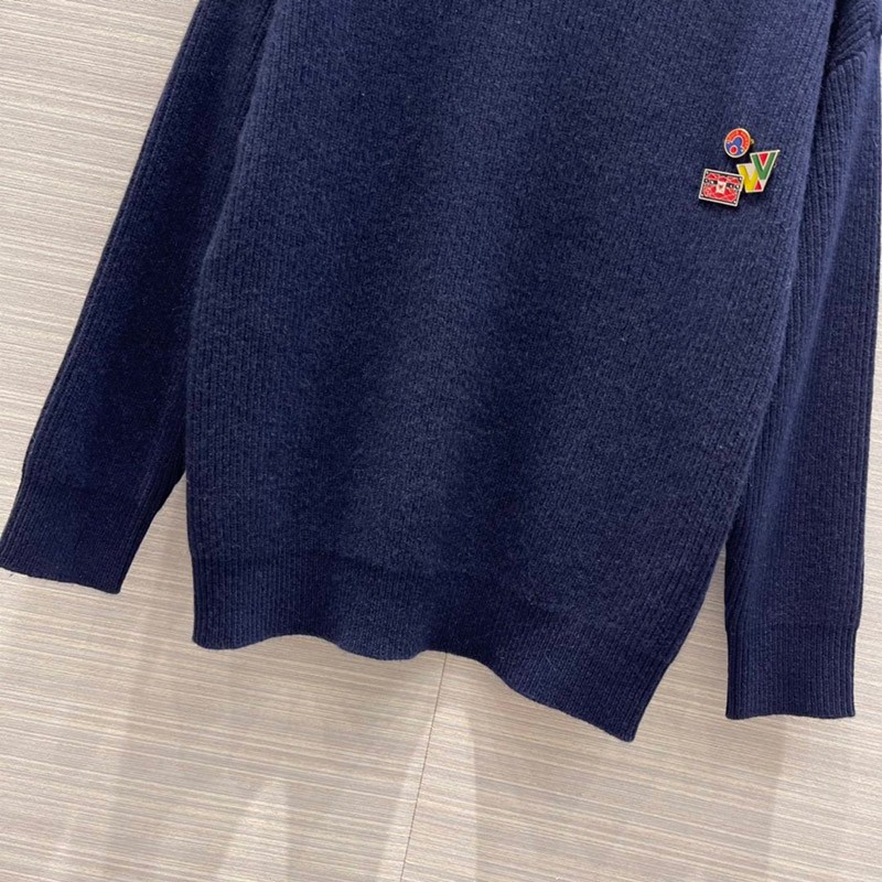 追跡付き発送 ルイヴィトン セーター コピー ノーティカルショルダーディテールセーター vuv68892N級品