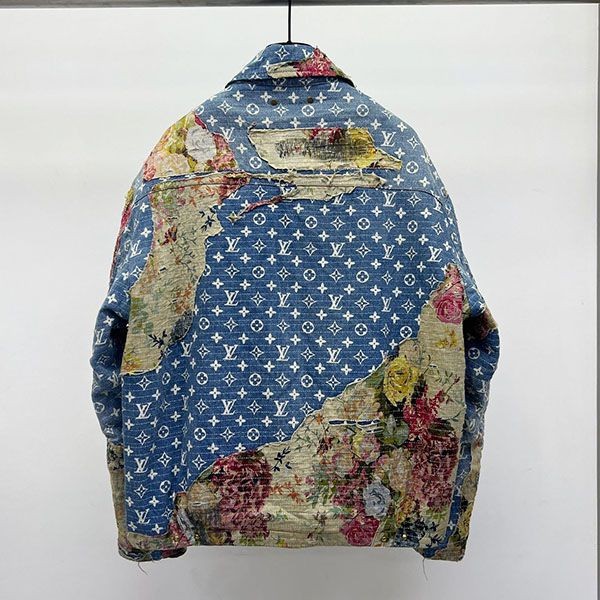 大人気！ルイヴィトン モノグラム デニムジャケット コピー vuv93118通販