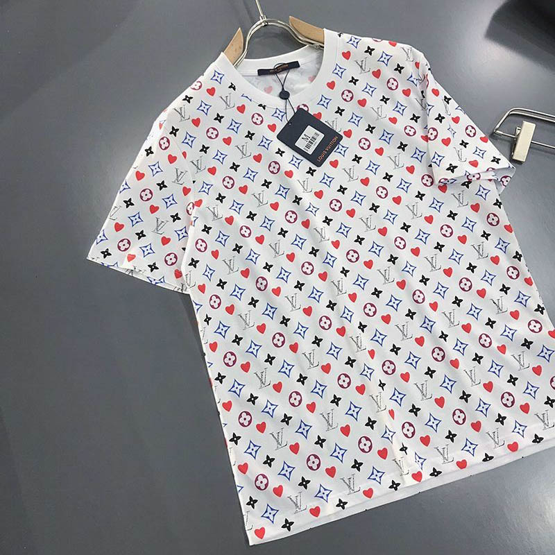 超話題!☆​ルイヴィトン Tシャツ パロディ ウォーターカラーモノグラム☆ロゴ vuw17317激安送料無料