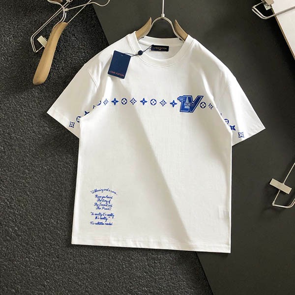 ルイヴィトン エブリデイ LV コピー クルーネック Tシャツ vuw39347