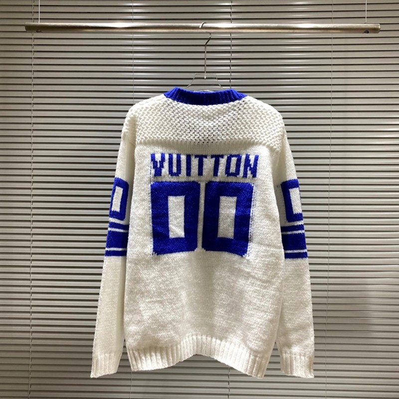 【日本未入荷】​ルイヴィトン ニット コピー ステッチクルーネックニット vuw49428激安送料無料
