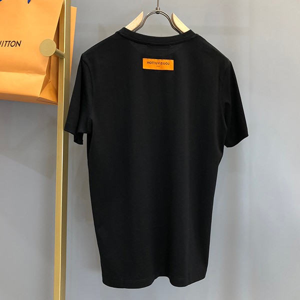 【新作☆】 ルイヴィトン Tシャツ パロディ フロウティングLVプリンテッド 2色 vuw59796N級品