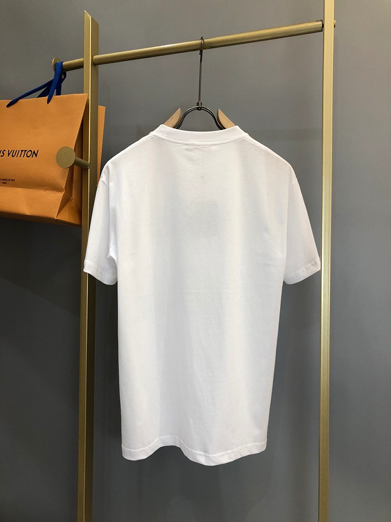 21AW新作ルイヴィトン Tシャツ コピー 21SS フロウティングLVプリンテッド vux89996通販