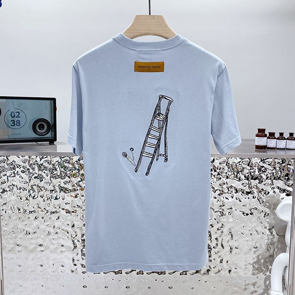 ルイヴィトン ブルー Tシャツ スーパーコピー vuy52658通販