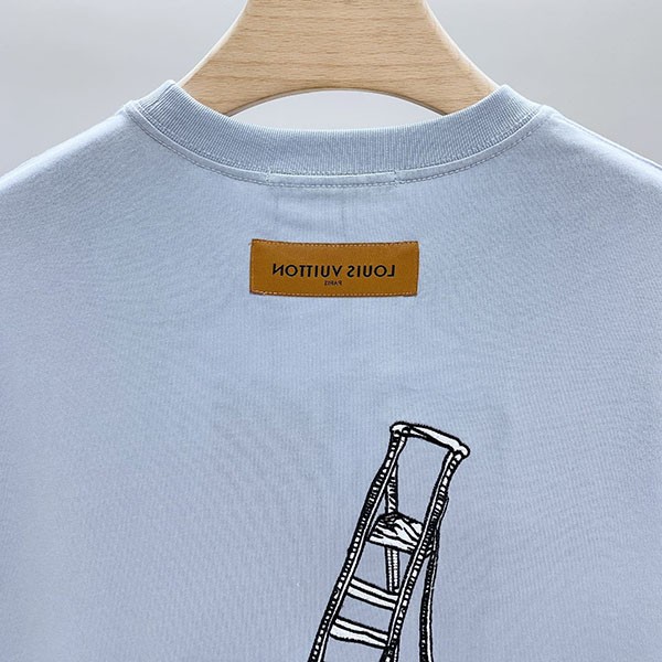 ルイヴィトン ブルー Tシャツ スーパーコピー vuy52658最高級