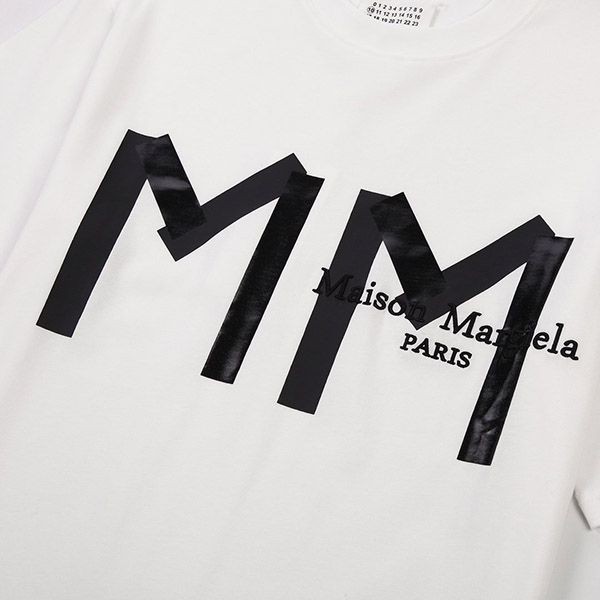 世界中で大人気♪メゾンマルジェラ ロゴ ホワイトTシャツ コピー Maa04954最高級