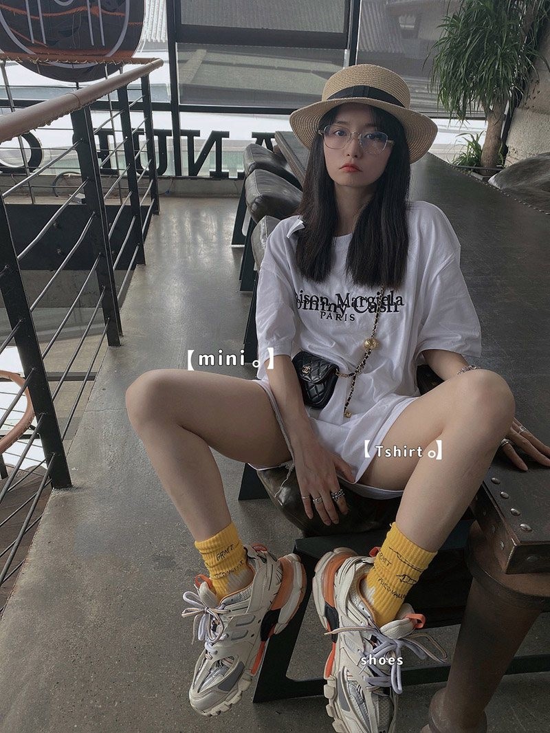 定番 メゾンマルジェラ 半袖スウェットTシャツ 偽物 Mac72969最高級