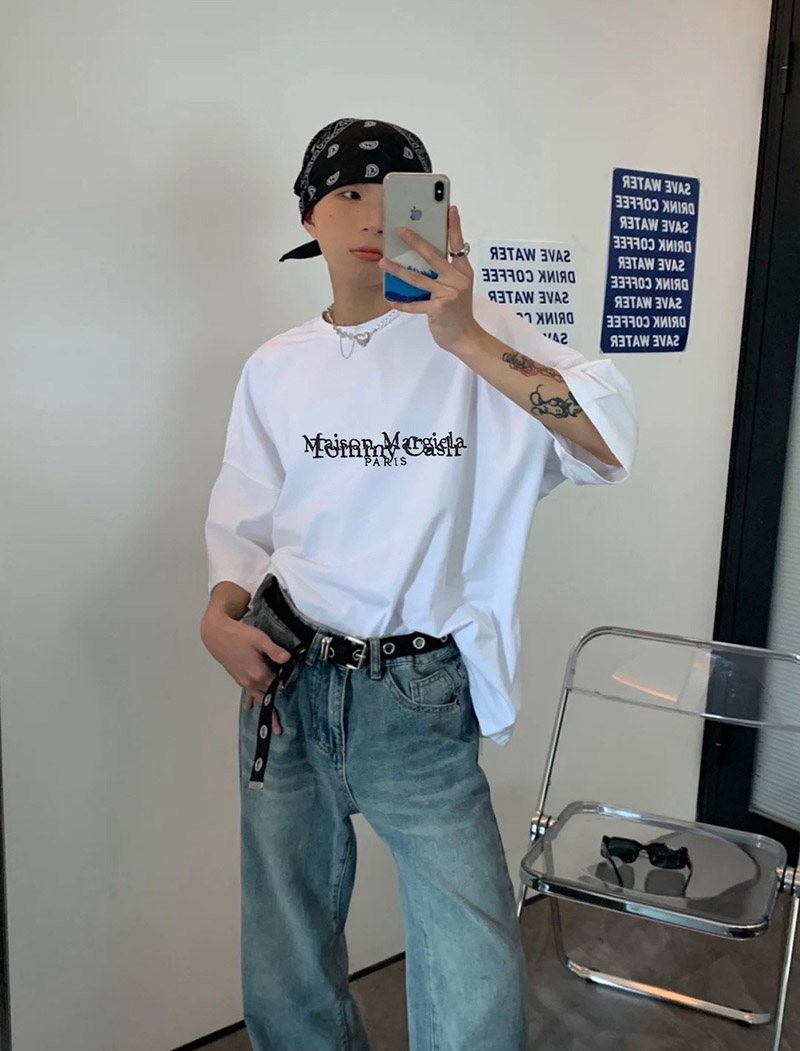 定番 メゾンマルジェラ 半袖スウェットTシャツ 偽物 Mac72969品質保証