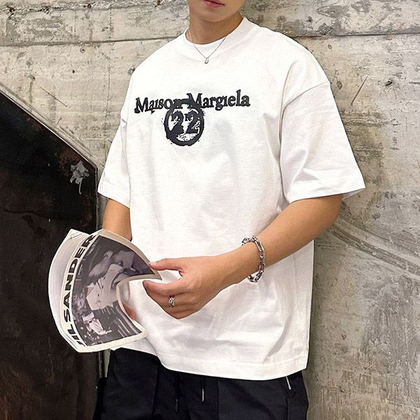 セール新作 メゾン マルジェラ クルーネック 偽物 Tシャツ Maj99787高い品質