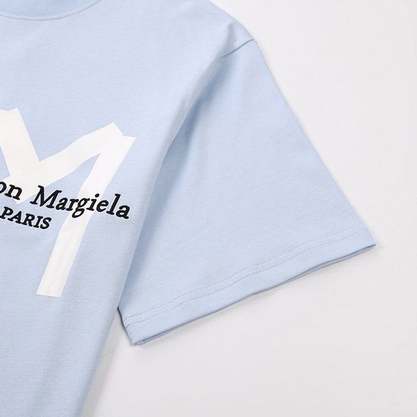 一目惚れ♪メゾンマルジェラ コピー ロゴ ピンクTシャツ Mao96948最高級