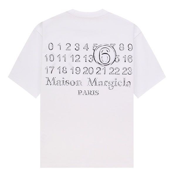 セール新作 メゾン マルジェラ ナンバリング コピーロゴ Tシャツ Maq33603通販