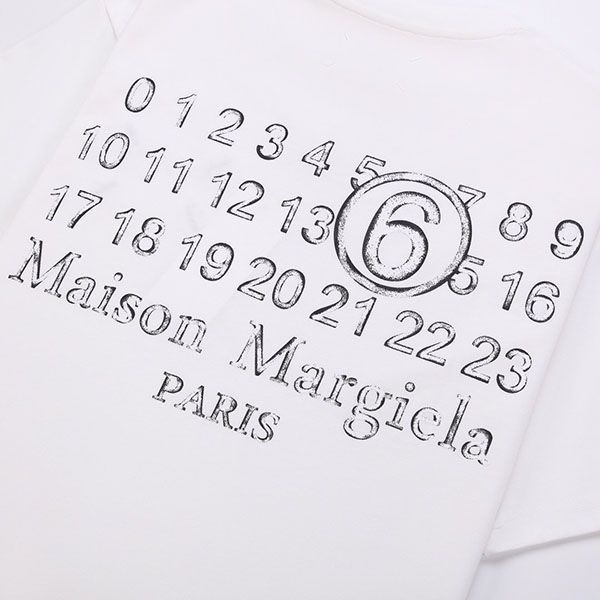 セール新作 メゾン マルジェラ ナンバリング コピーロゴ Tシャツ Maq33603N級品