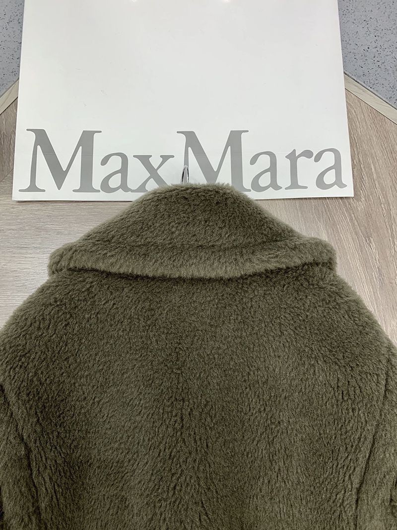 ★日本!!人気！マックスマーラ テディベア アイコン ジャケット コピー グリーン mak71891品質保証