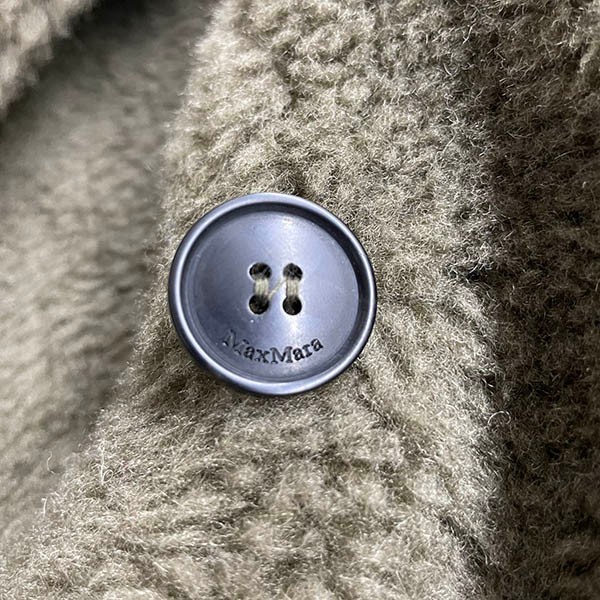 マックスマーラ 偽物 TEDDY テディベア アイコンコート ミリタリーグリーン may04914100%安全に到着