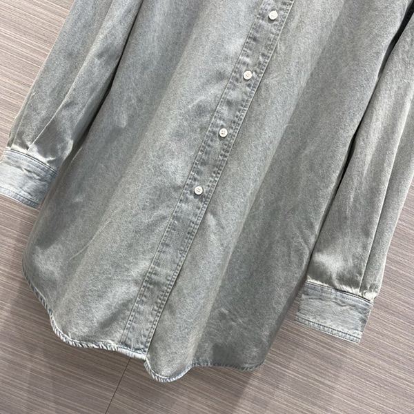 大人気！新作★ミュウミュウ★シャンブレーシャツ★デニム 偽物 GWC09710BMF0013激安送料無料