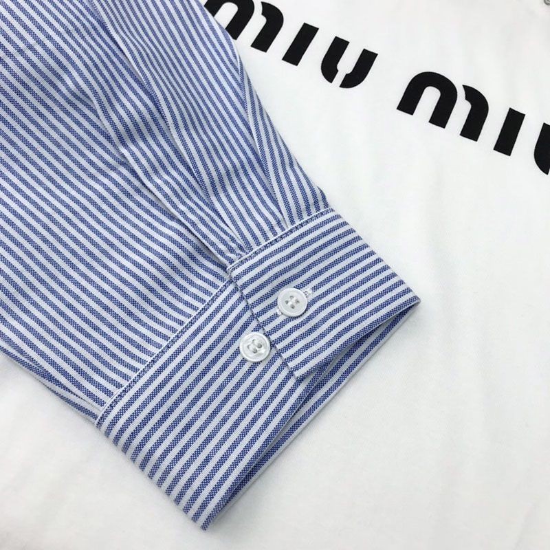 送料込ミュウミュウ コピー★クリスタル クロップドコットンTシャツ MJL8161V6FF0009人気
