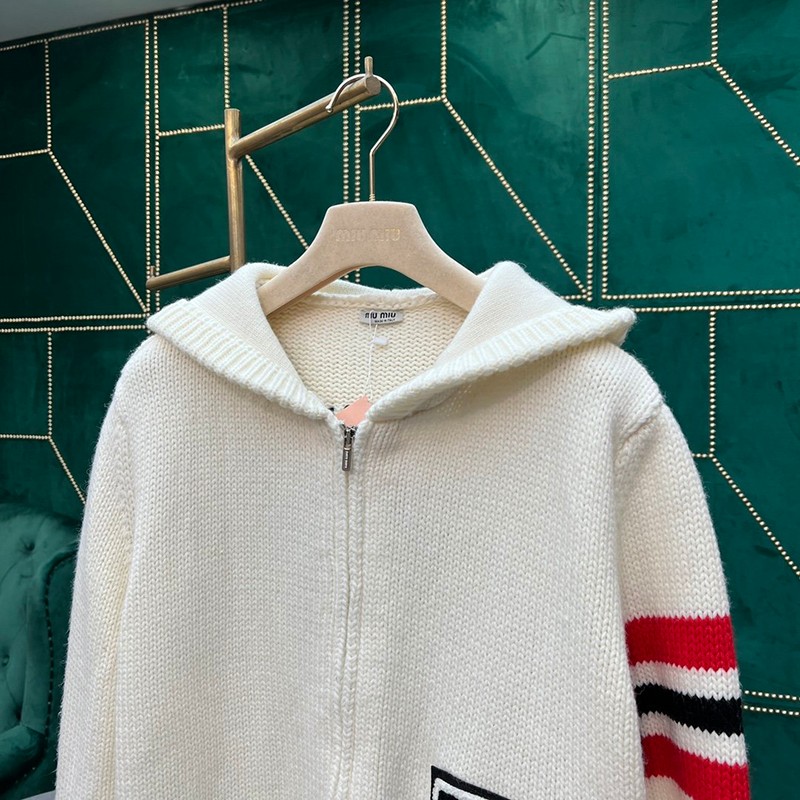 21-22AW☆MIU MIU セーター 偽物☆ オーバーサイズロゴモヘアセーター♪ myg16833高い品質