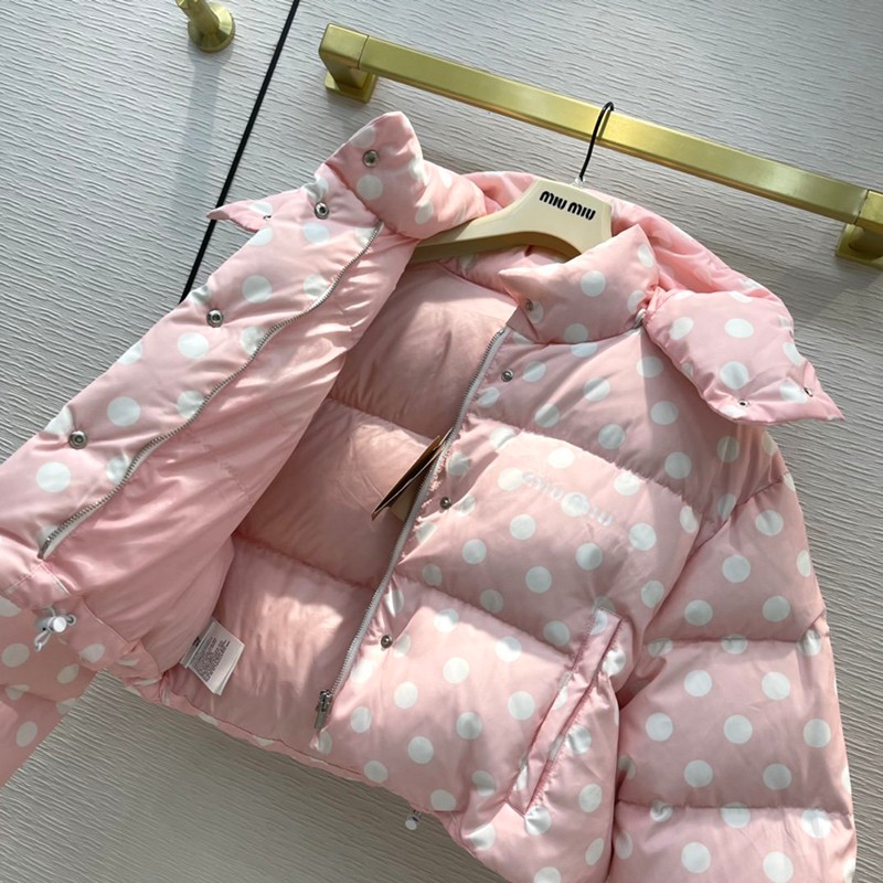 一目惚れ♪【MIU MIU コート コピー】フード付 カシミアダウンジャケット myh10466N級品