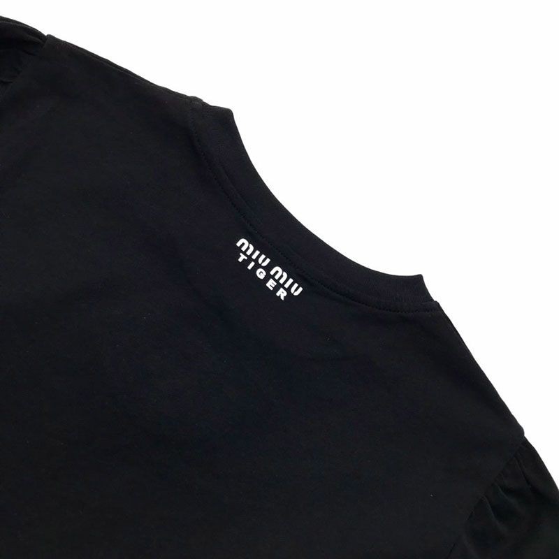 累積売上総額第１位！ミュウミュウ タイガー Tシャツ 偽物 myt21247N級品