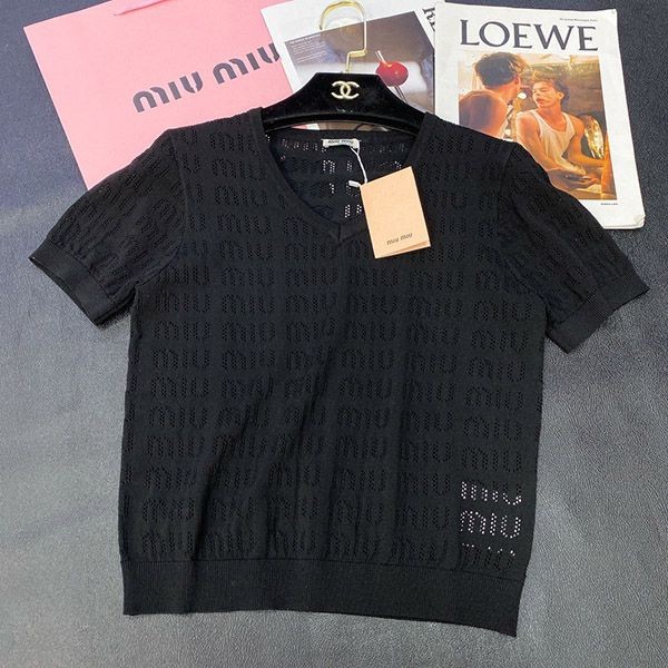日本未入荷ミュウミュウ 透かしロゴ Tシャツ スーパーコピー myx68190通販