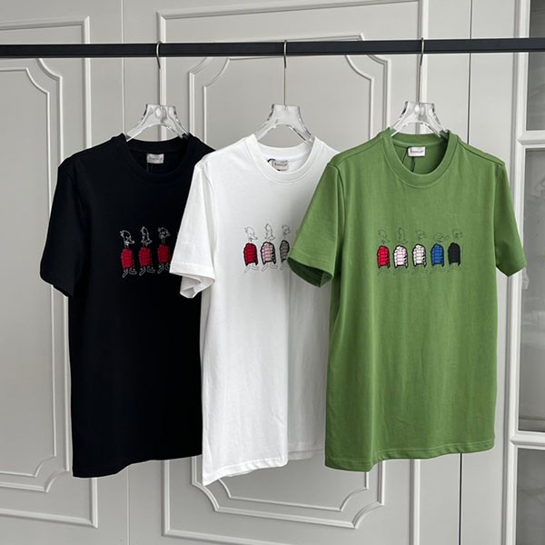 モンクレール 偽物 ダックアウトラインプリントTシャツ 3色 H20918C00029829H8通販