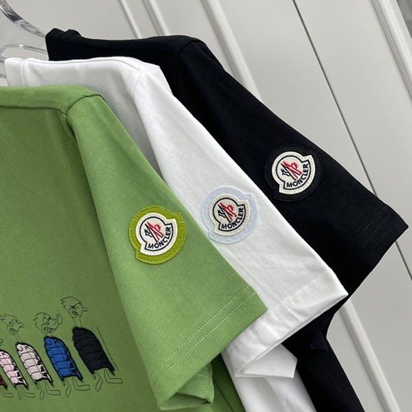 モンクレール 偽物 ダックアウトラインプリントTシャツ 3色 H20918C00029829H8N級品