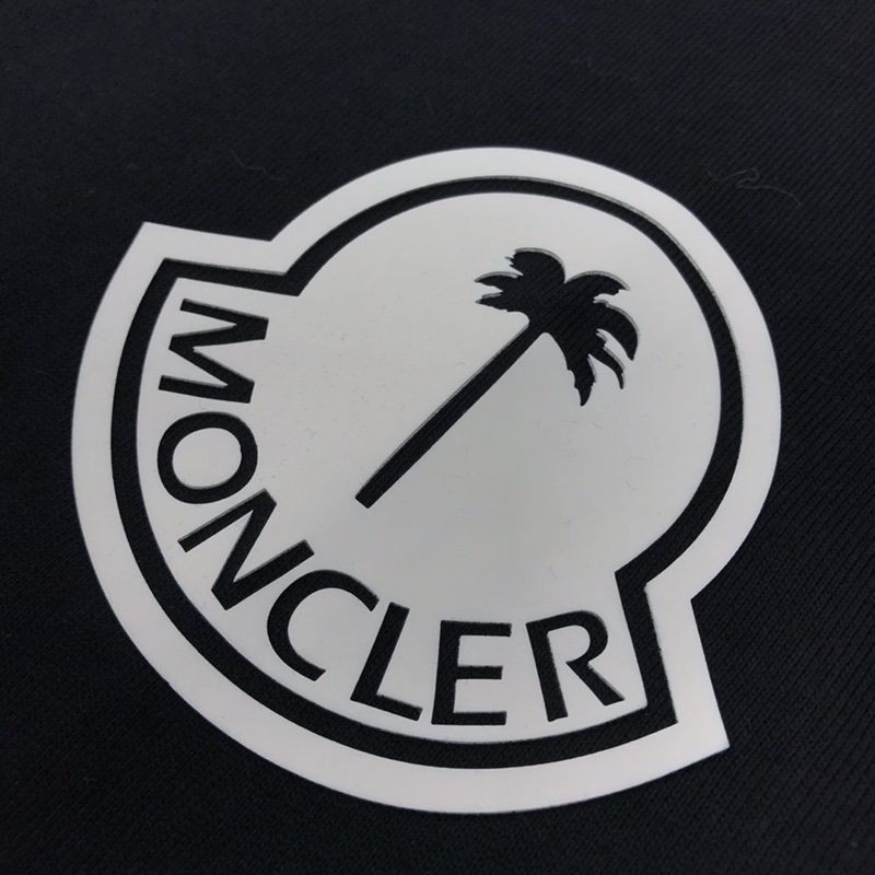 完売必至22SS◆モンクレール◆ブラック ロゴ コットン Tシャツ コピー mob23849高い品質