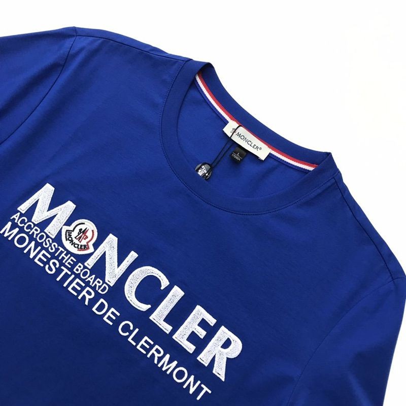 人気No1◆モンクレール Tシャツ パロディ◆ブラック ロゴ コットン mob77882激安送料無料