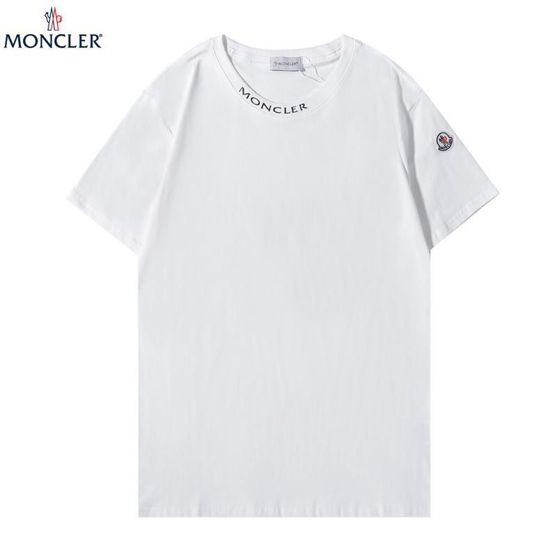 大人気！モンクレール カフスロゴ付き Tシャツ 偽物 2色 moc99123人気
