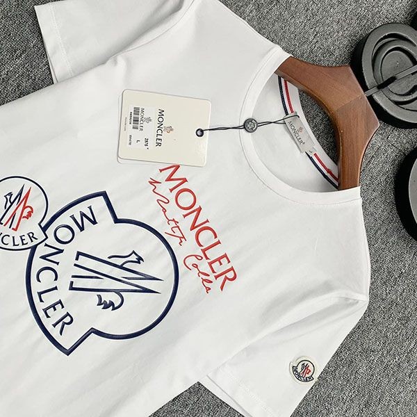 大人気!モンクレール コットンジャージ クルーネック ロゴTシャツ コピー mof25797高い品質