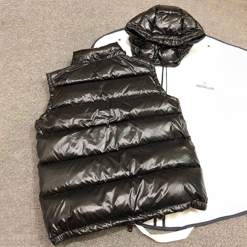 ☆超人気☆ モンクレール 偽物 ダウンベスト ブラック mof42003品質保証