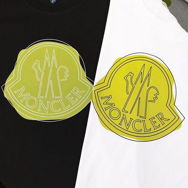 モンクレール クルーネック プリント刺しゅうロゴTシャツ mof94599人気