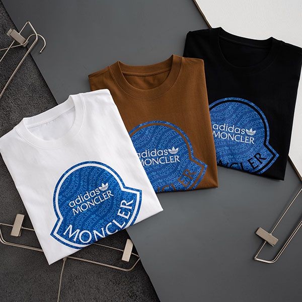 n級品 おすすめ モンクレール アディダス コラボ★ロゴプリント Tシャツ moi26413品質保証