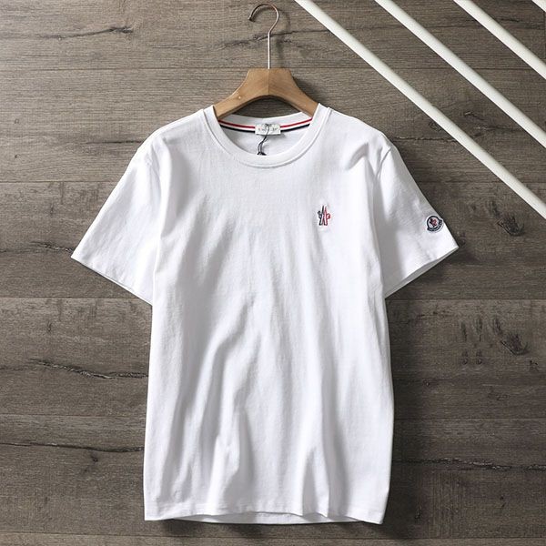 モンクレール コットンジャージ クルーネック ロゴTシャツ 偽物 moj56475最高級