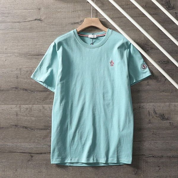 モンクレール コットンジャージ クルーネック ロゴTシャツ 偽物 moj56475品質保証