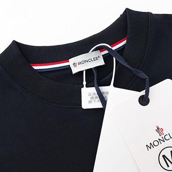 追跡付 モンクレール 偽物 コットンロゴプリント Tシャツ moj86981激安送料無料