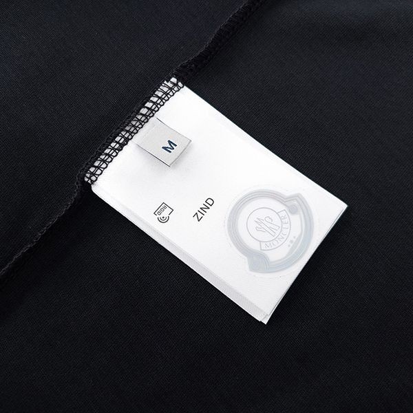 追跡付 モンクレール 偽物 コットンロゴプリント Tシャツ moj86981N級品